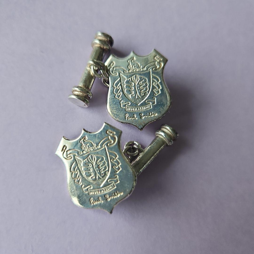 ポールスミスカフスボタン　シルバー カフス 紋章 レア