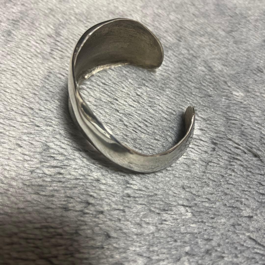 e.m. シルバー ボリュームバングル☆イーエム