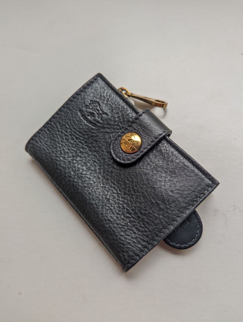 イルビゾンテ キーケース パース ブラック 男女兼用