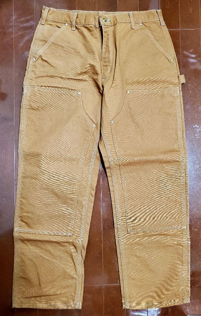 Carhartt ダブルニー ブラウン W36XL30