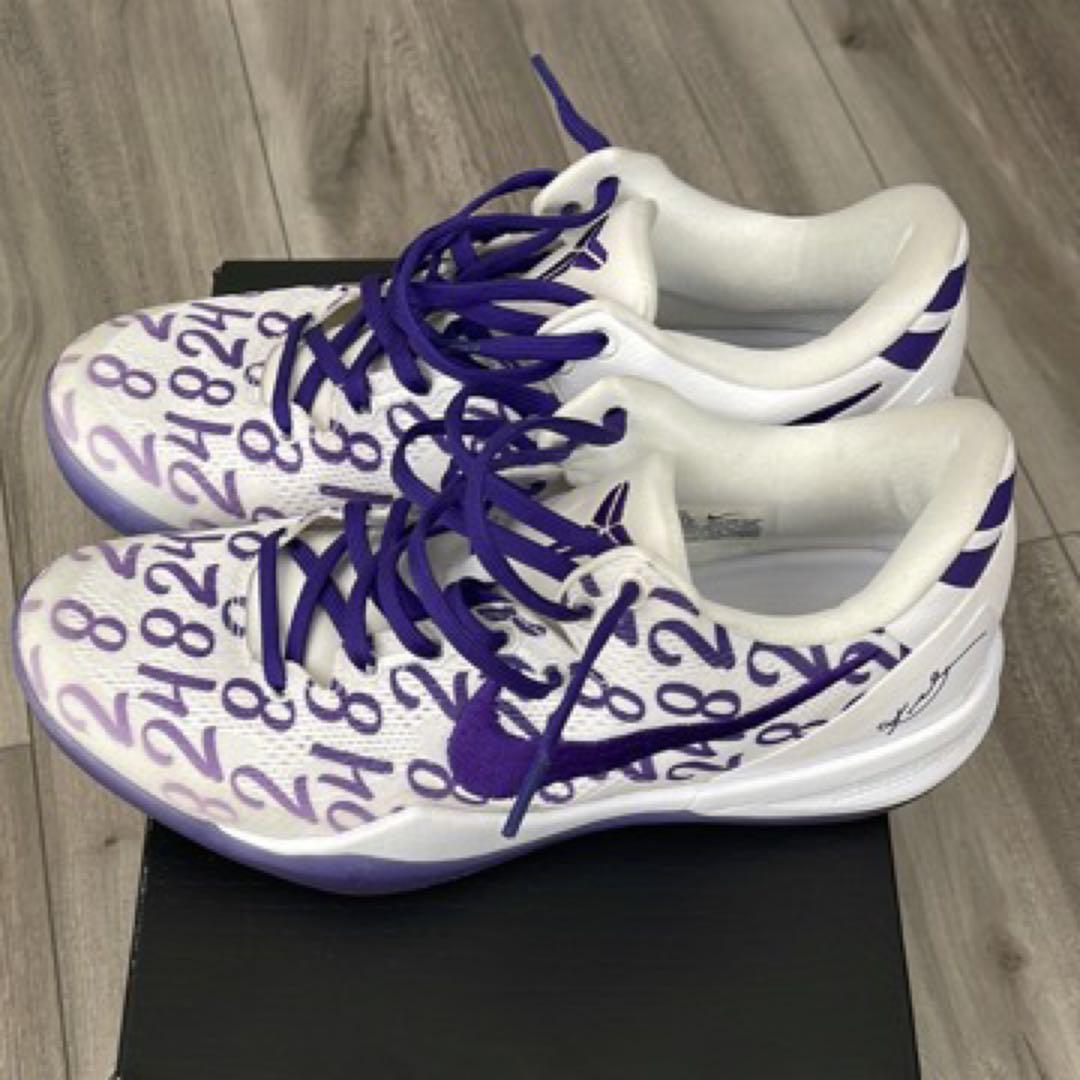 Nike Kobe 8プロトロ　　シューズ ホワイト/パープル