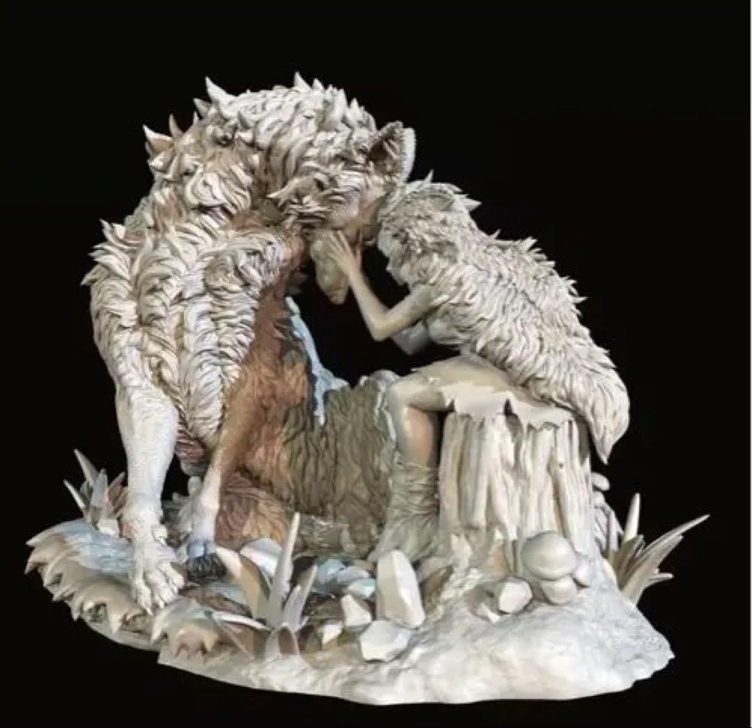 ガレージキット ジオラマ 未組立 レジン もののけ姫風