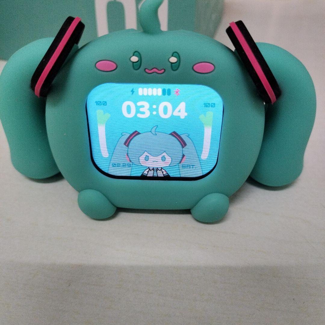 【美品】初音ミク × ビリビリ　限定ワイヤレスイヤホン cube face