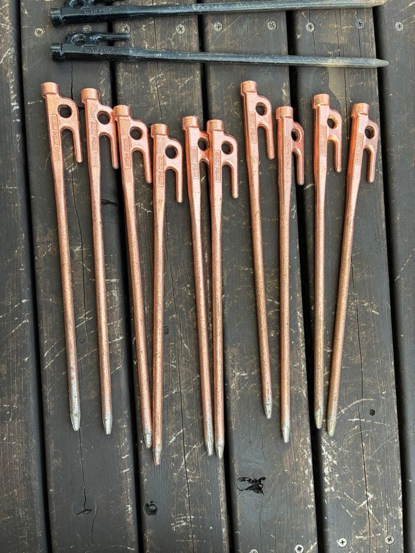 Peak ３点セット ソリッドステーク・ペグハンマー・マルチコンテナ