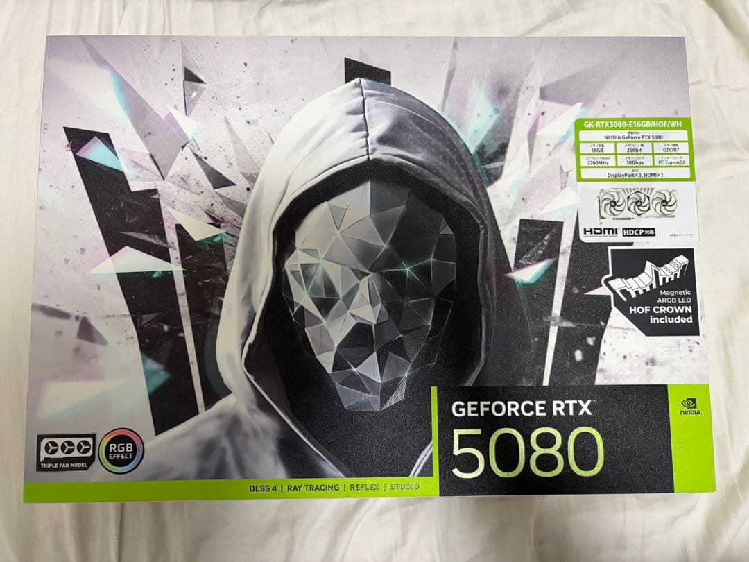 GK-RTX5080-E16GB/HOF/WH | 玄人志向