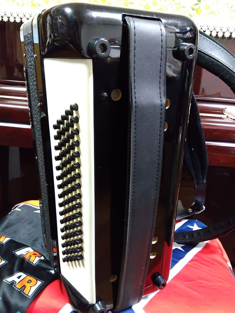 【即演奏可】TOMBO T80B アコーディオン 整備簡易調律済