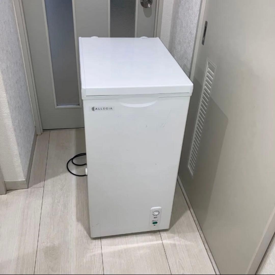 [美品] ALLEGIA 家庭用ノンフロン冷凍庫 AR-BD66 2022年製