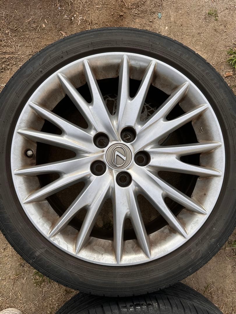 レクサスGS VersionL 純正ホイール18インチ　8j +45 114.3