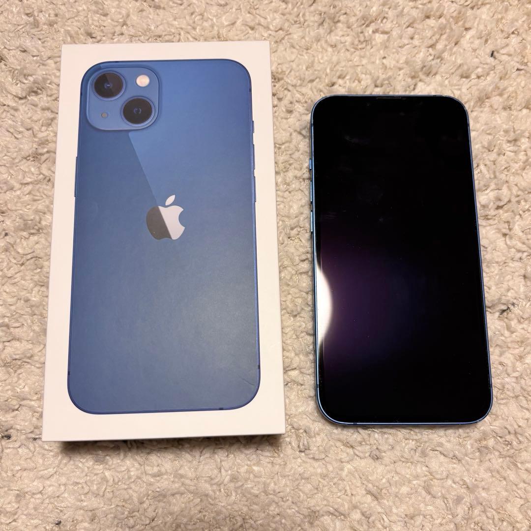 Apple iPhone 13 128Gブルー 本体