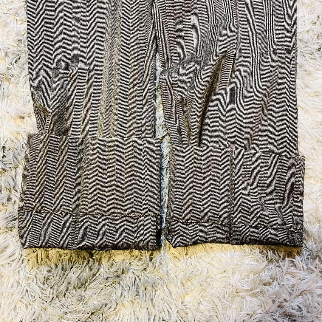 【極美品】 バーバリーズ ネイビー L セットアップ ジャケパン ゴールドボタン