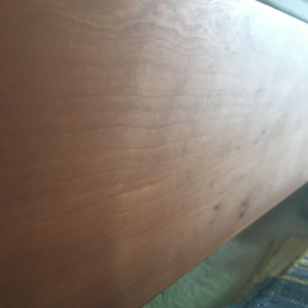 クリビーレ　別注ベッドクイーンサイズ　ブラックチェリー材