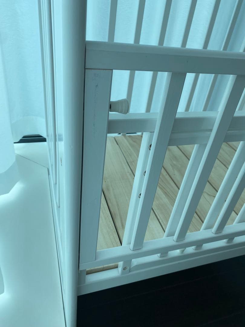 ベビーベッドセット　ハイポジションミニベッド