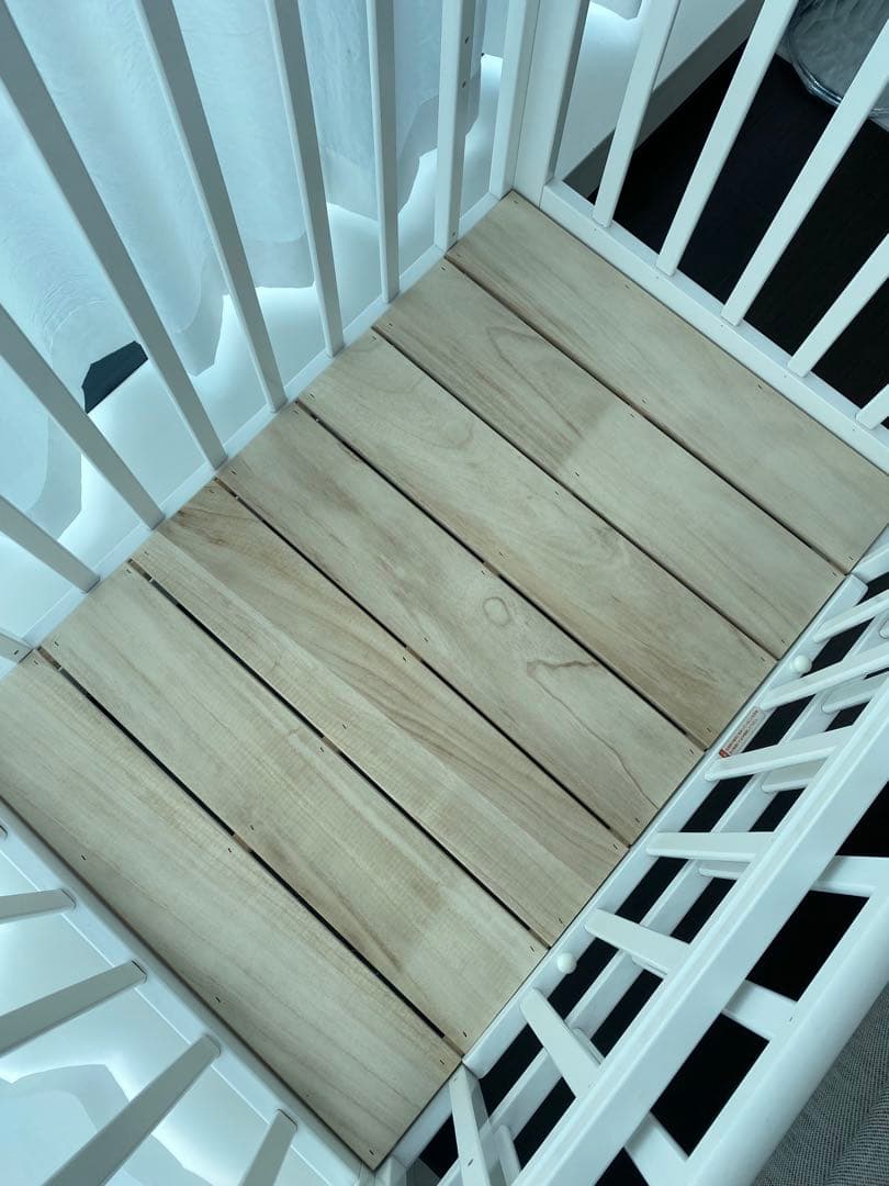 ベビーベッドセット　ハイポジションミニベッド