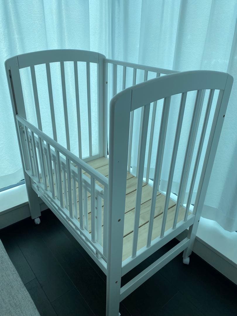 ベビーベッドセット　ハイポジションミニベッド