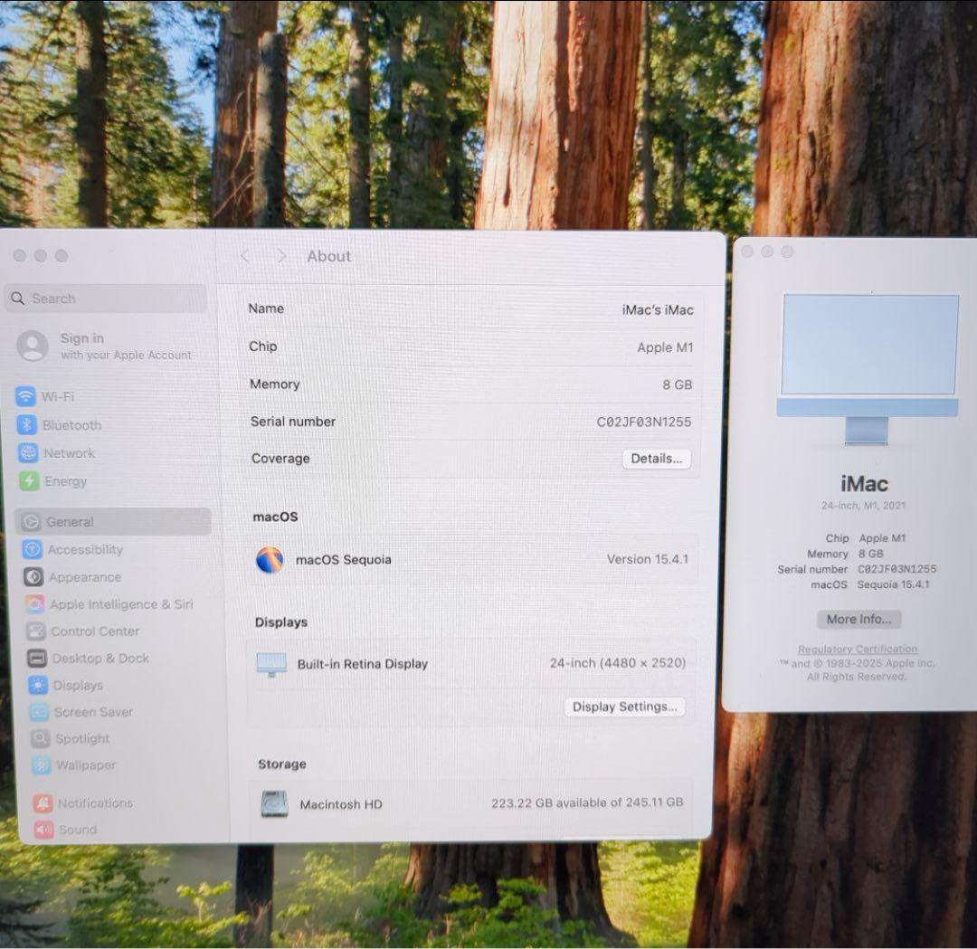 m*i様 Apple iMac 24インチ M1 8GB