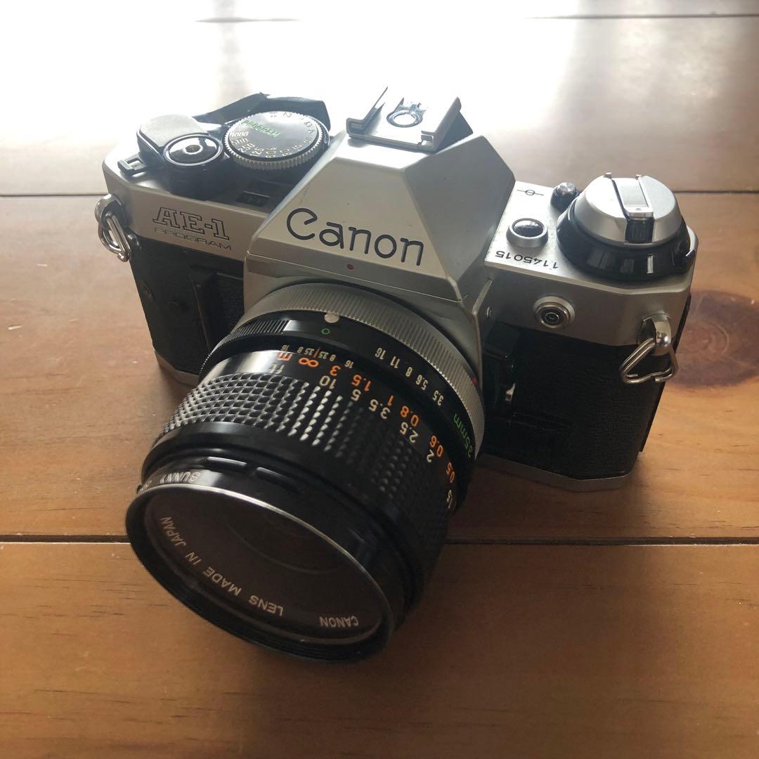 Canon AE-1 Program FD35mm 3.5フィルムカメラ