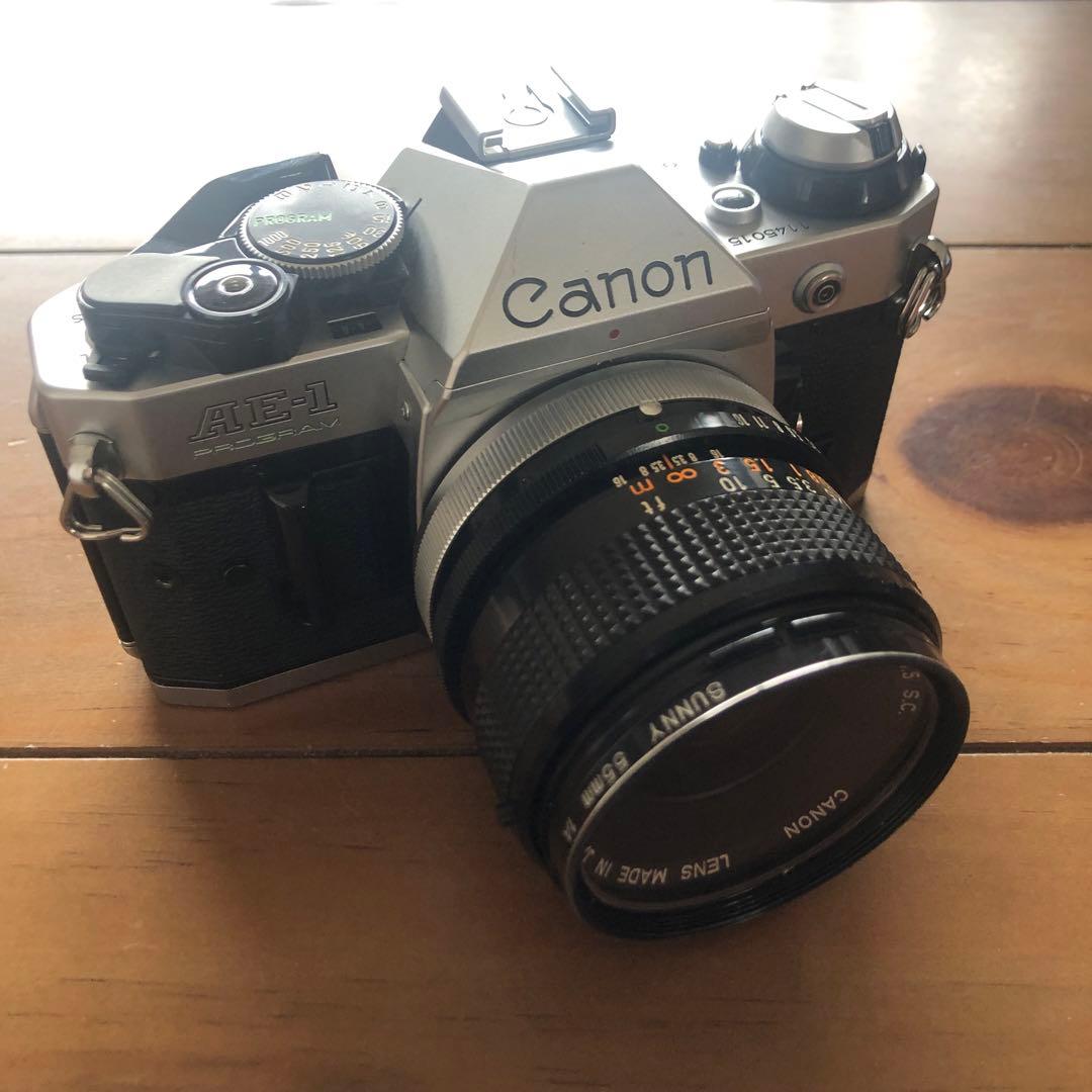 Canon AE-1 Program FD35mm 3.5フィルムカメラ