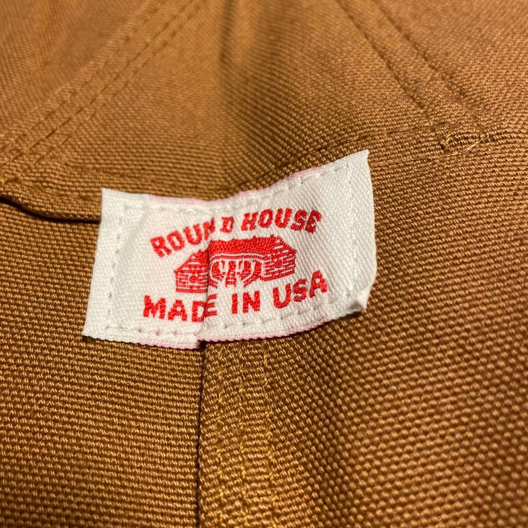 ラウンドハウス オーバーオール　W30/L32　ダック地 ダブルニー　米国製