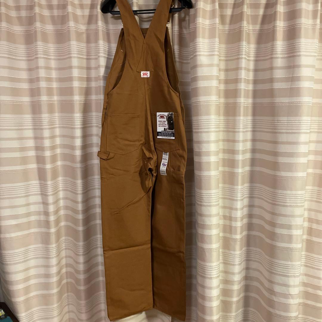 ラウンドハウス オーバーオール　W30/L32　ダック地 ダブルニー　米国製
