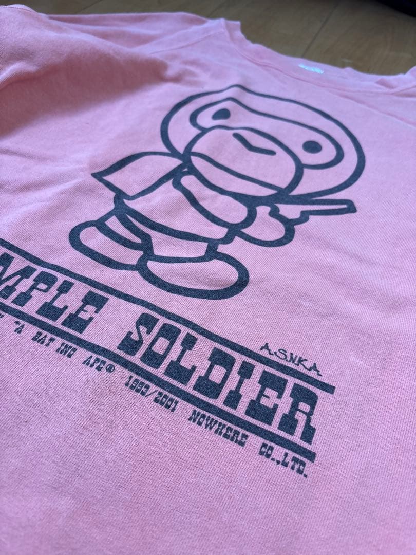 90s APE 最初期タグ スプルースサンプリング オレンジ XL NIGO