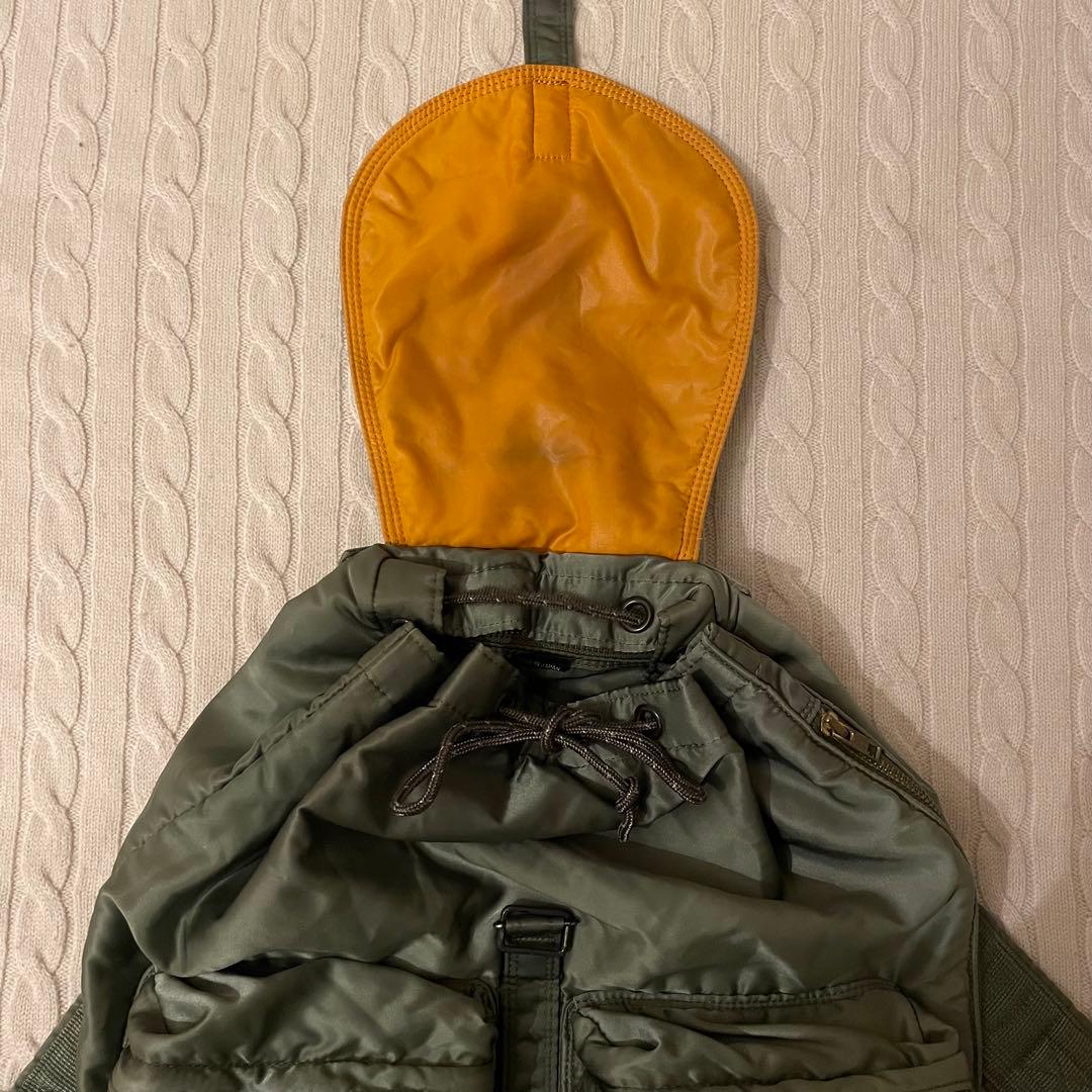 【極美品✨】ポーター タンカー 巾着 リュック バッグパック セージグリーン