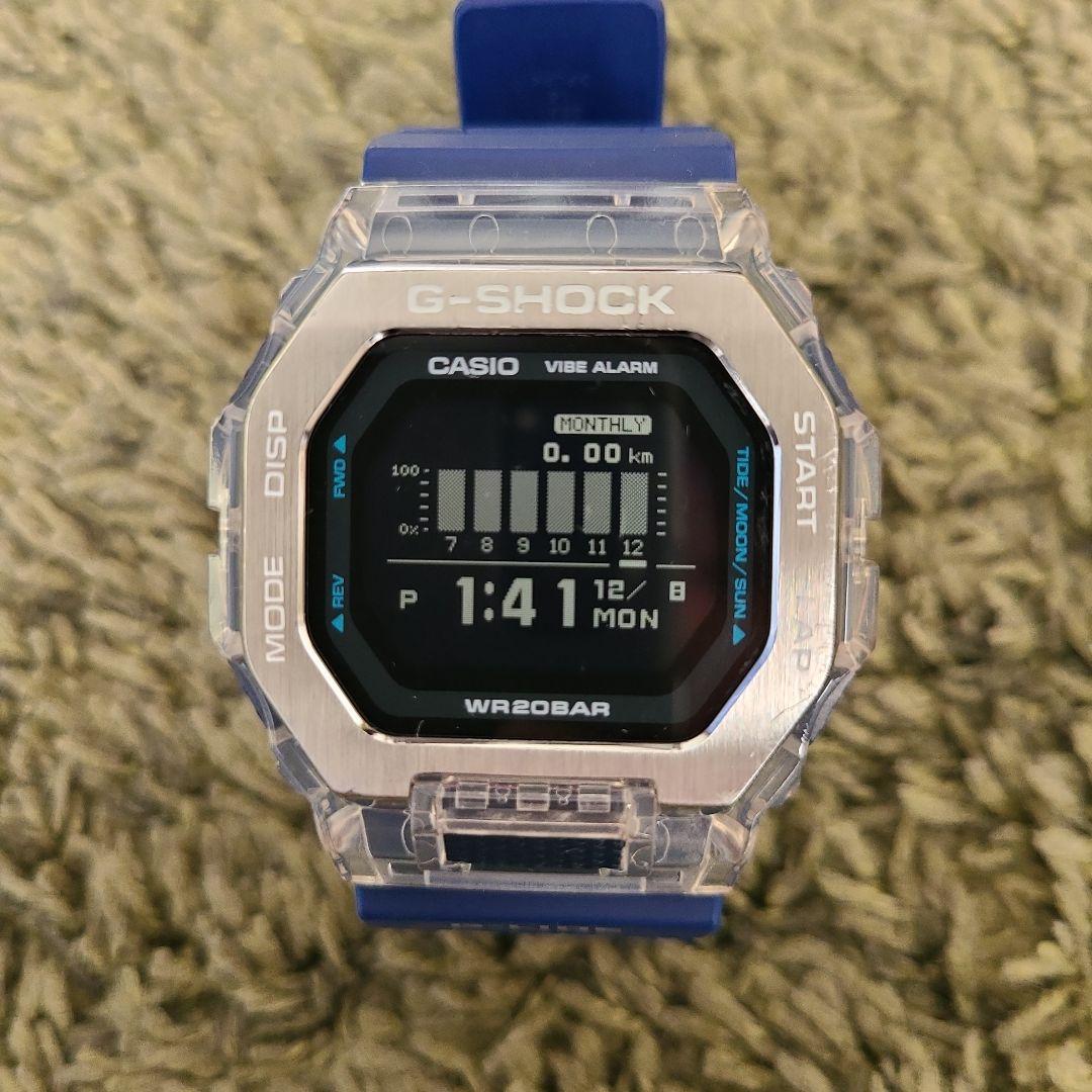 G-SHOCK GBX-100S-2JF ブルー　スケルトン