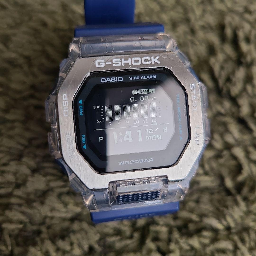 G-SHOCK GBX-100S-2JF ブルー　スケルトン