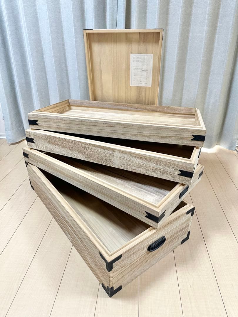 桐 衣装ケース 4段 桐箱 桐ケース　　0782