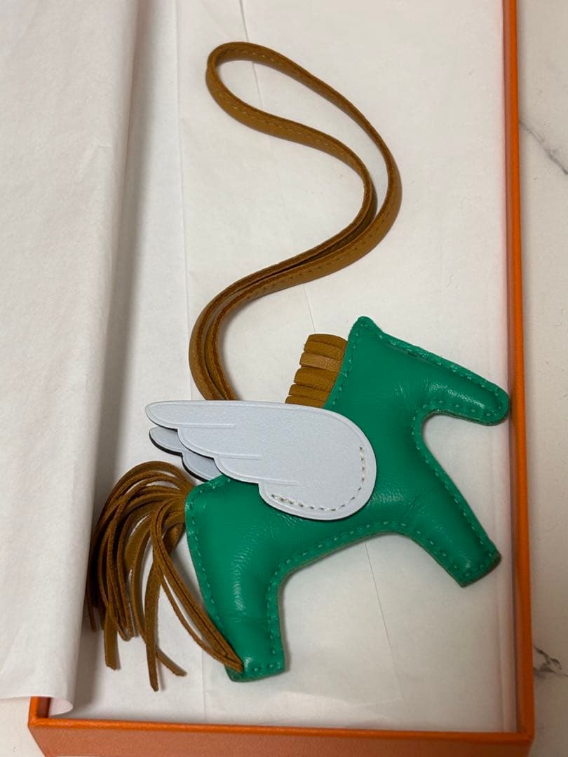 HERMES ロデオペガサスPM Z刻 ミント×セサミ×ブループリュム