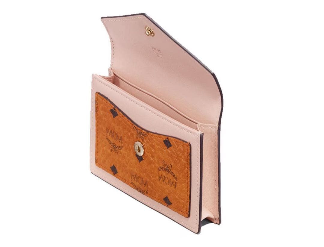 MCM ピンクレザー名刺入れ