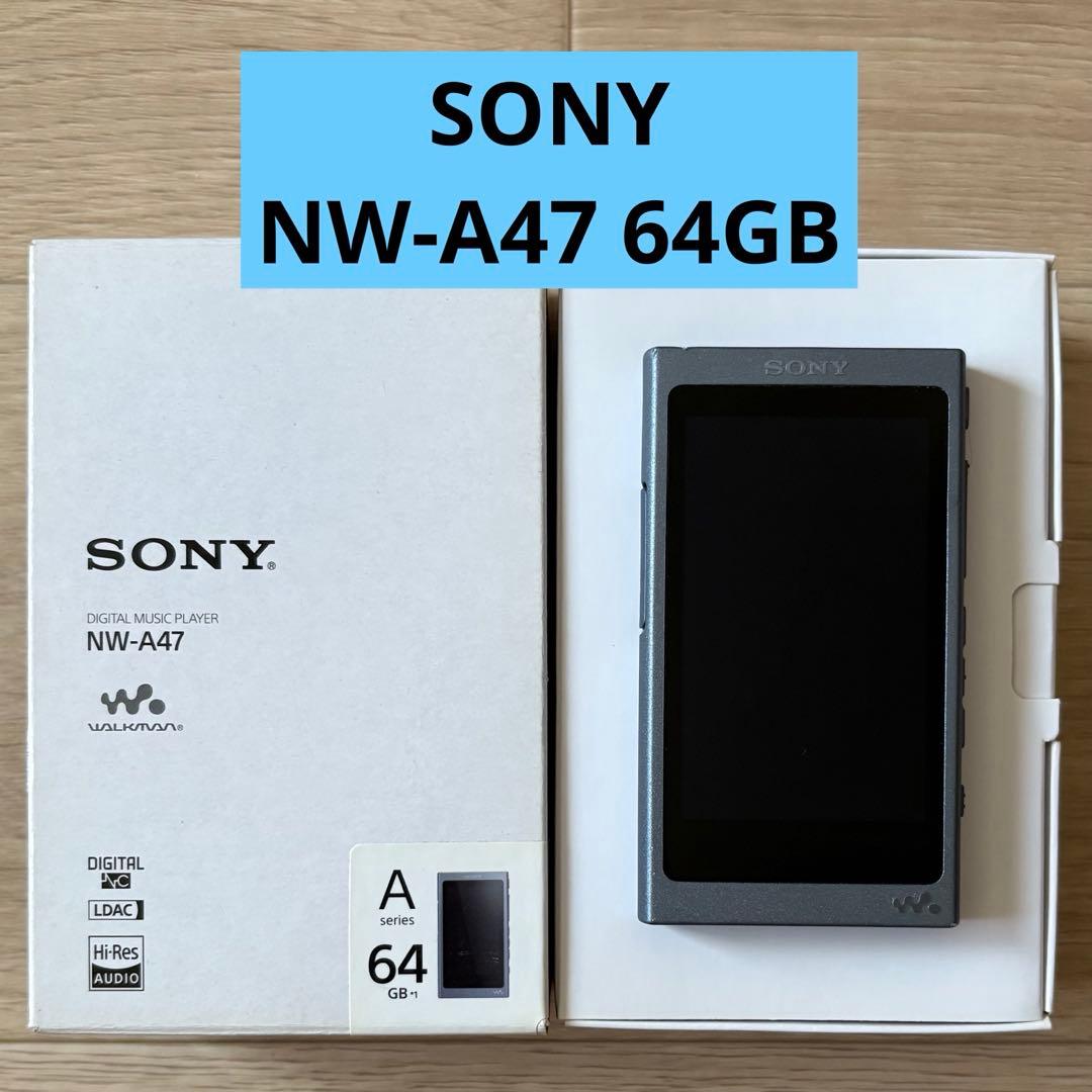 SONY デジタルミュージックプレーヤー NW-A47 64GB ブルー