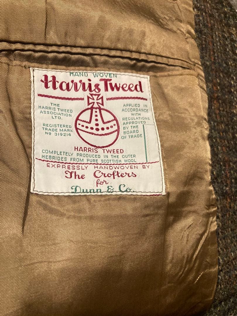 60s ハリスツイード ジャケットHarris Tweed