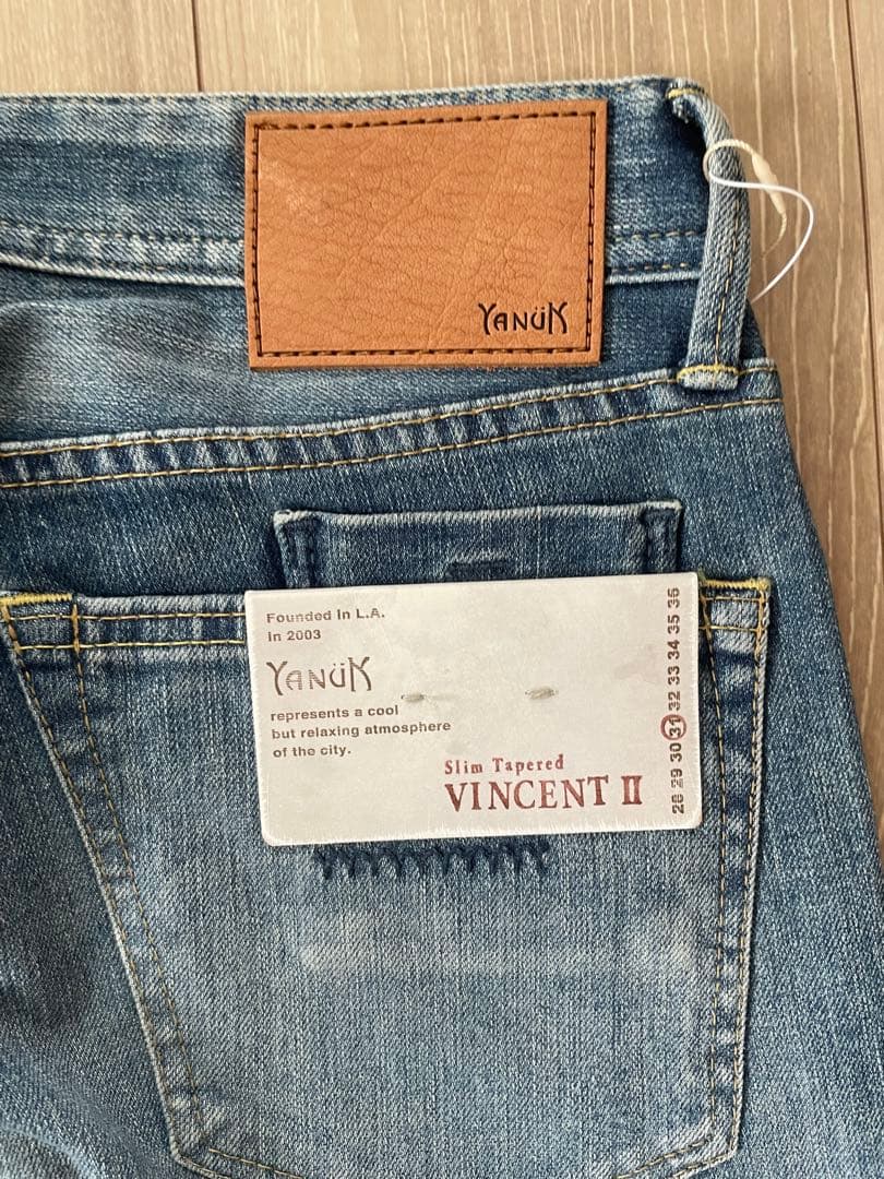【美品】YANUK ヤヌーク premium2 VINCENT Ⅱ デニム　31