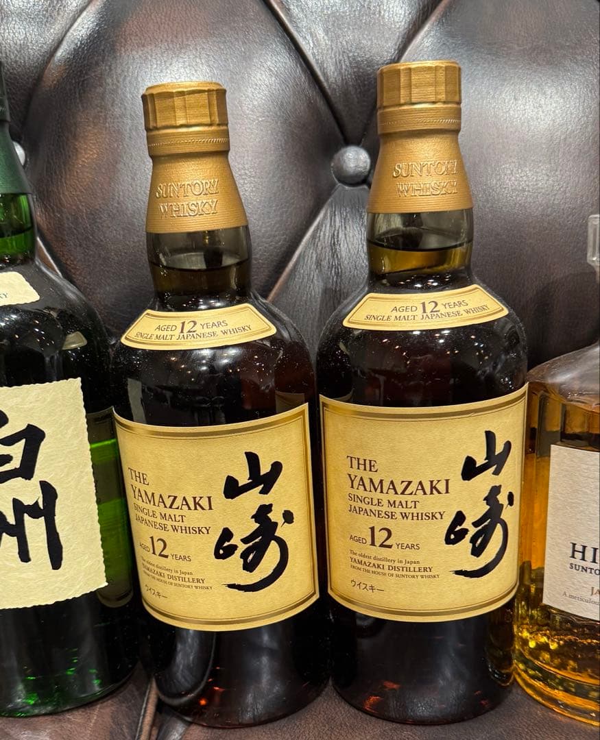 ★2本セット 山崎12年 シングルモルトウイスキー 700ml 箱無し