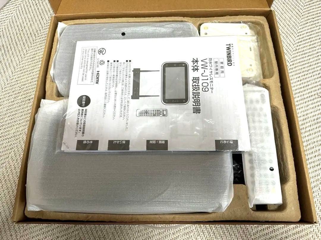 TWINDRD VW-J109 防水ワイヤレスモニター ZABADY