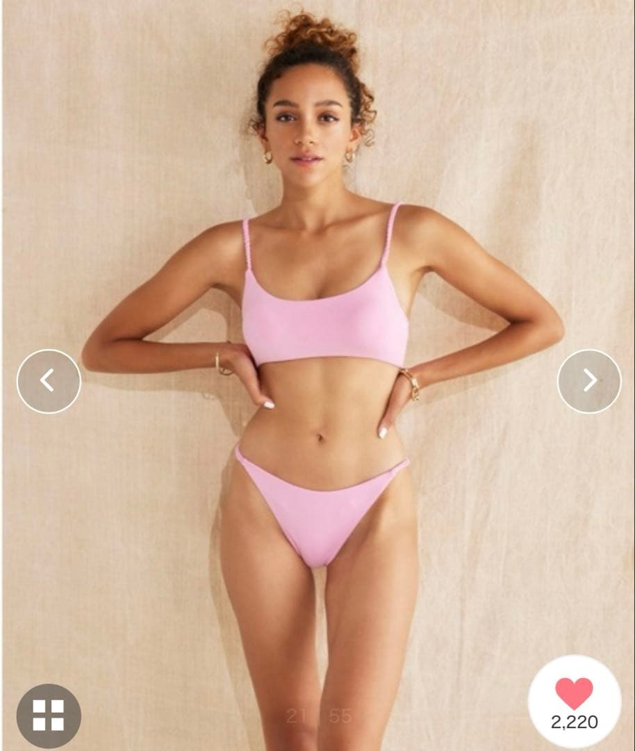 ALEXIA STAM Jenny / クシュ紐BTM ピンク