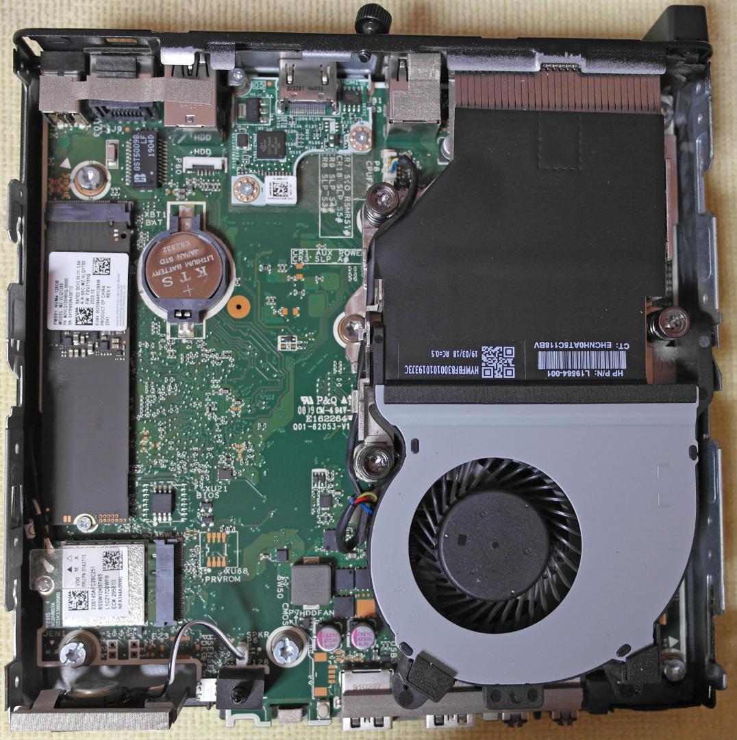 【超小型】HP MiniPC i5-8500T(6コア) 8GB/256GB