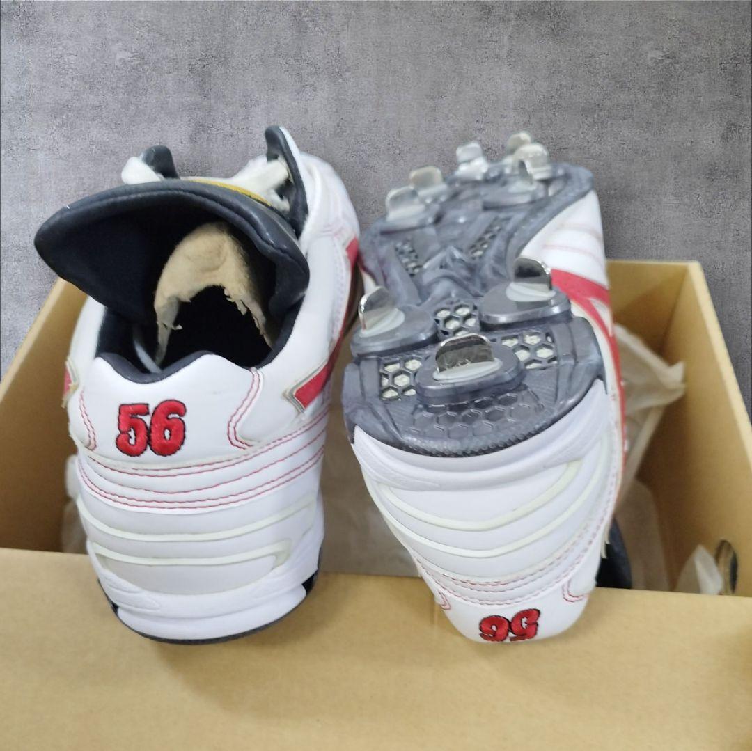 ［ビッグM］Mizunoミズノプロ 26cm スパイクホワイト/レッド新品未使用