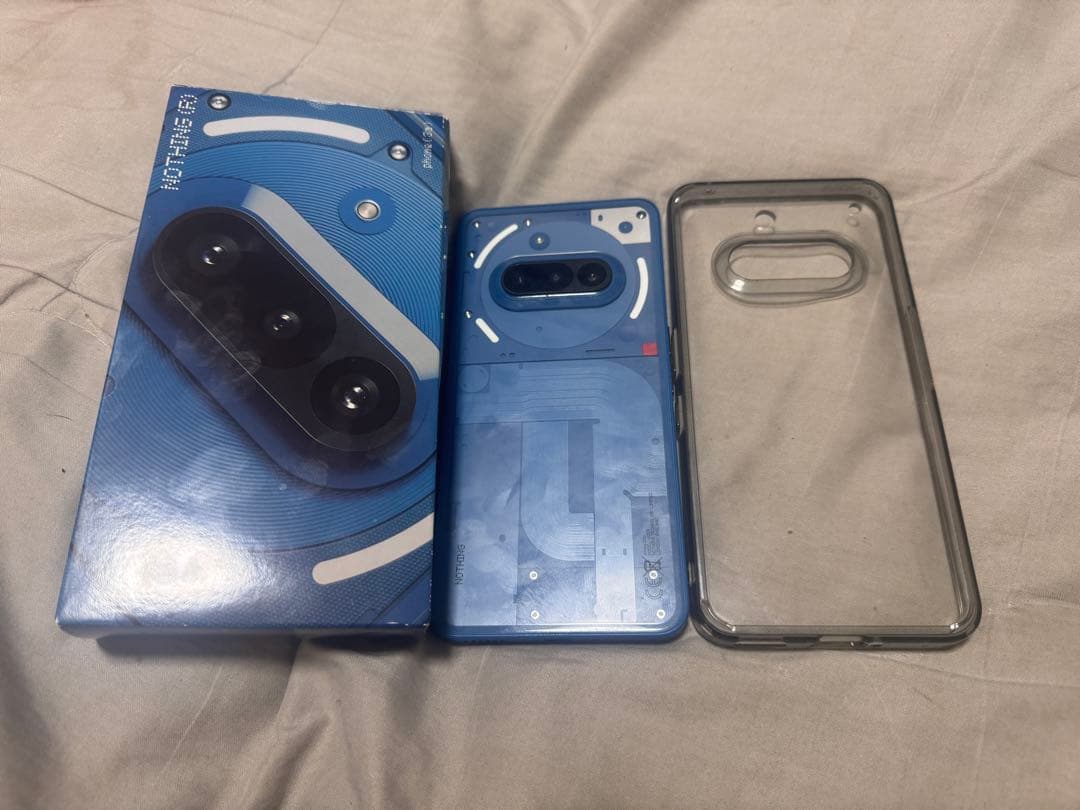 Nothing Phone (3a) 256GB 青 RAM12GB ケース付き