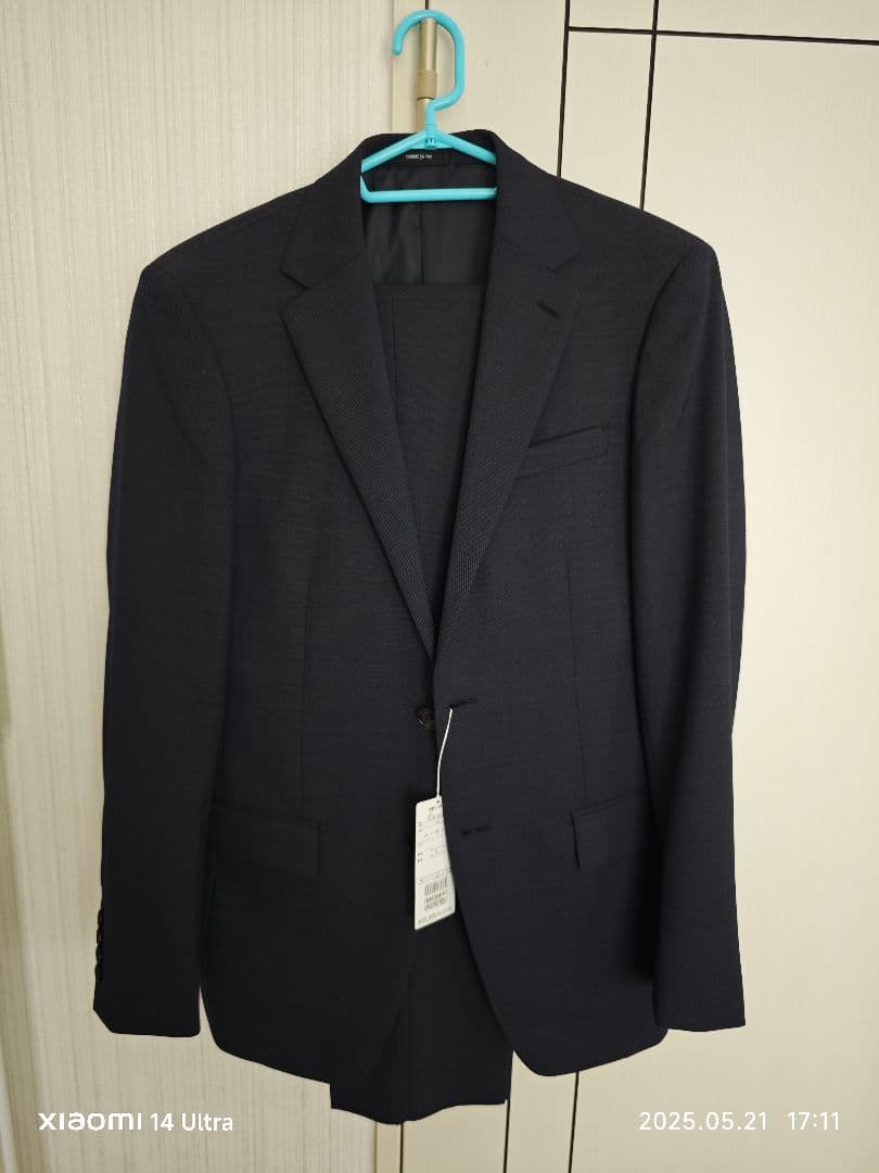 コムサイズム　ネイビー ビジネススーツ Mサイズ 471-01SE03