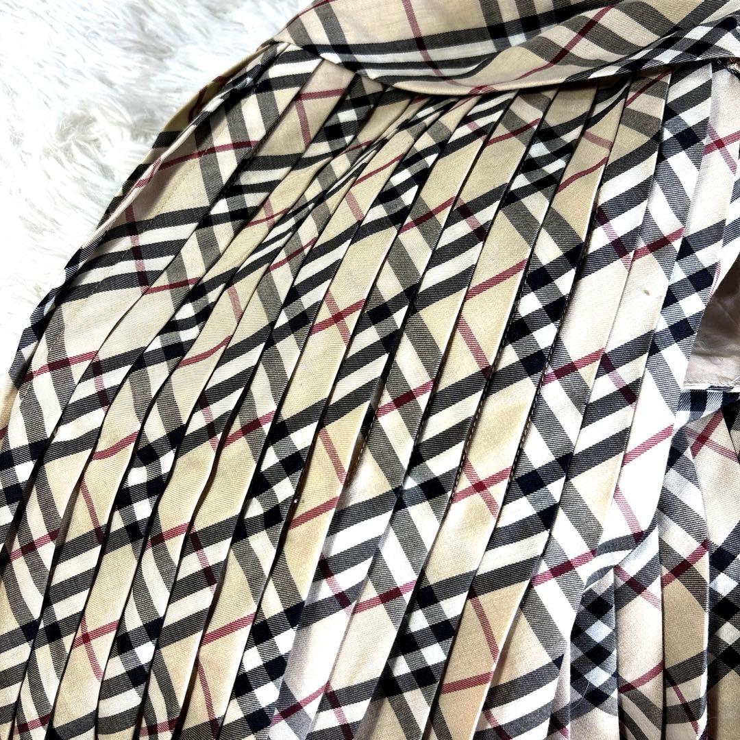 d*9様 ✨バーバリー　プリーツスカート　ミニスカート ノバチェック プリーツ