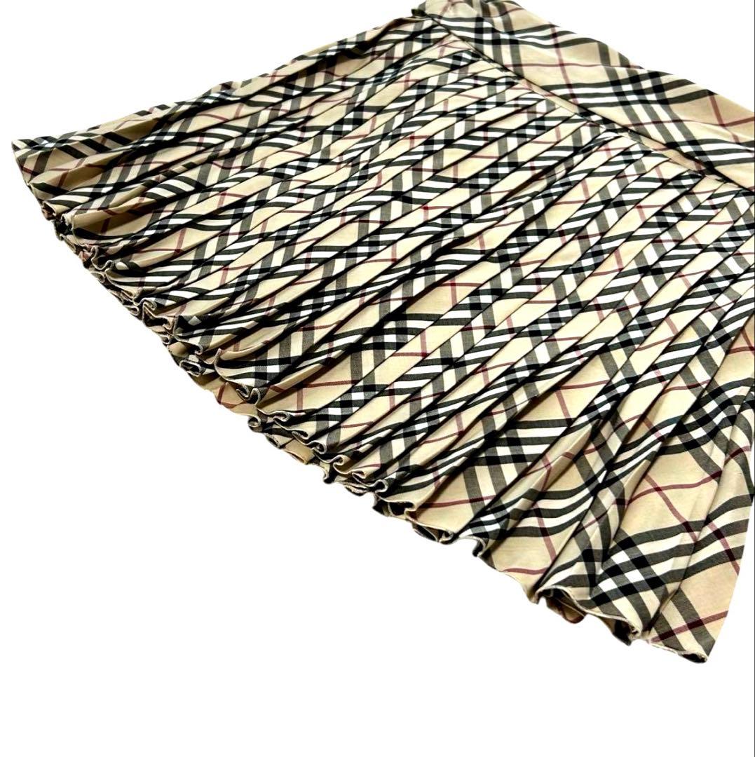 d*9様 ✨バーバリー　プリーツスカート　ミニスカート ノバチェック プリーツ