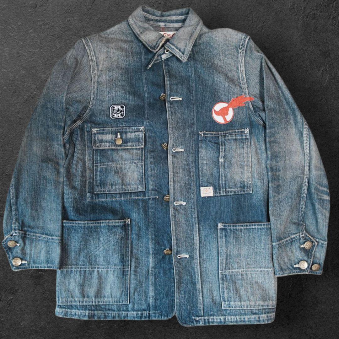 よ*ー様 【在庫処分価格】シュガーケーン ロードランナー デニムジャケット カバ