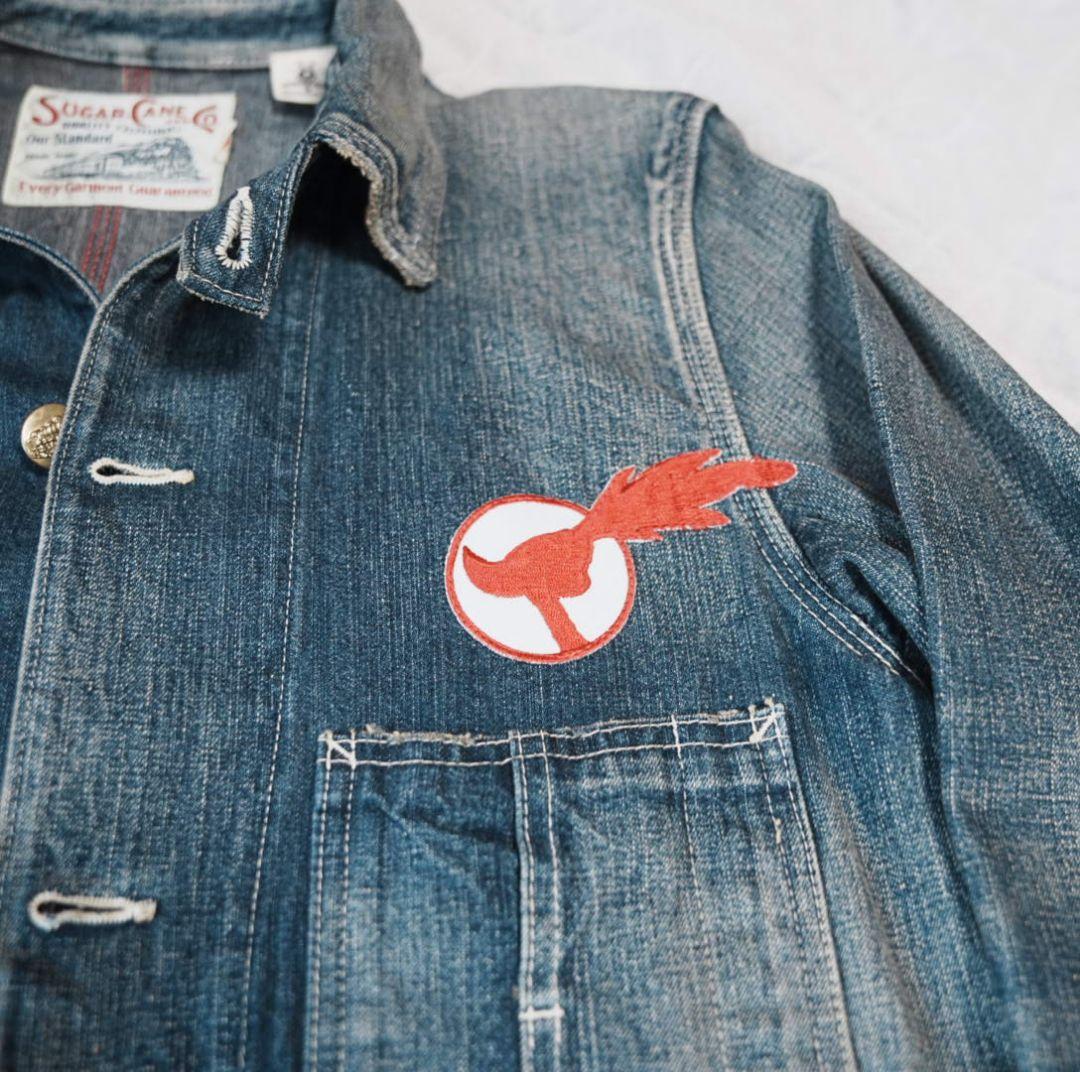 よ*ー様 【在庫処分価格】シュガーケーン ロードランナー デニムジャケット カバ