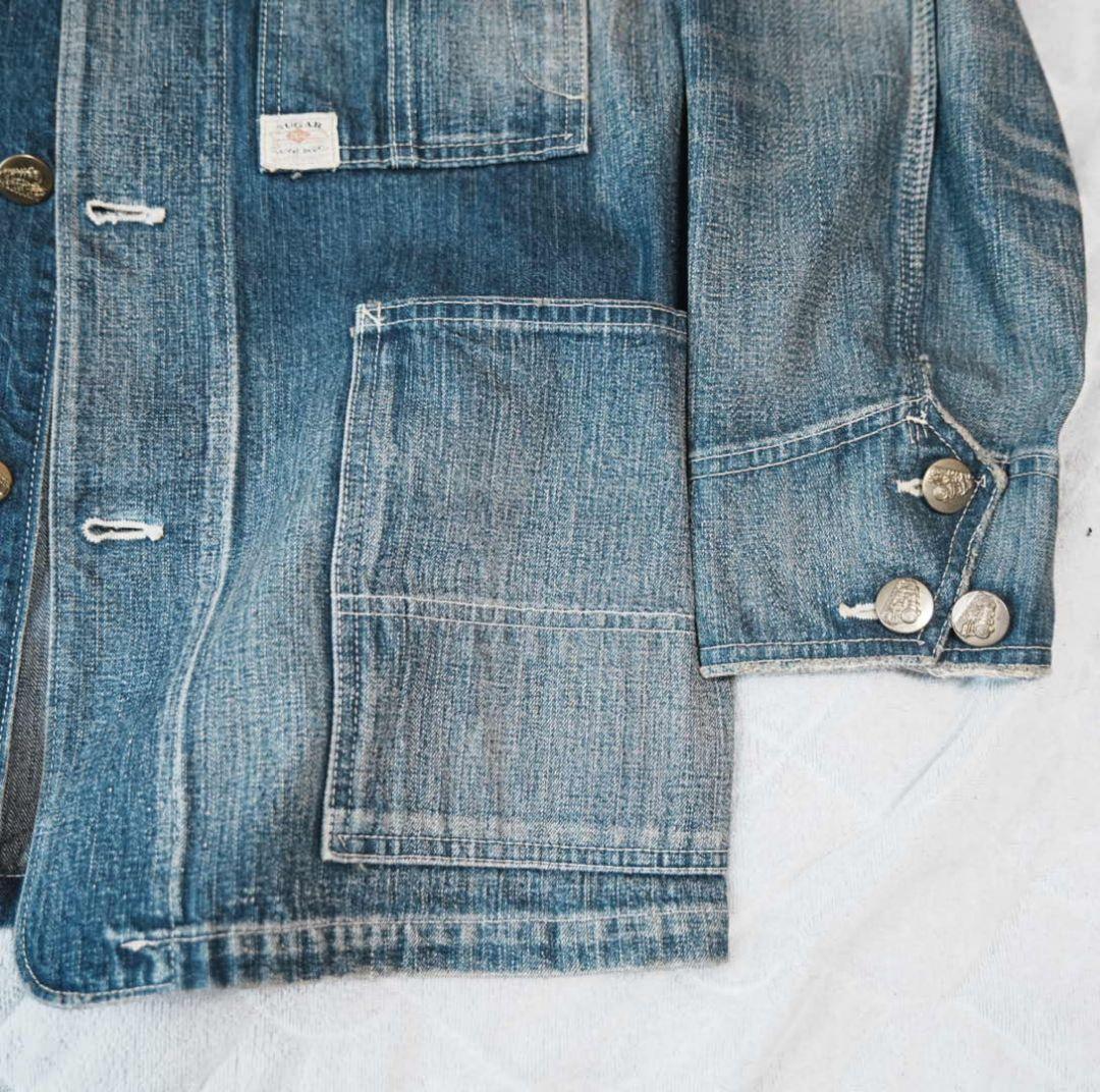 よ*ー様 【在庫処分価格】シュガーケーン ロードランナー デニムジャケット カバ