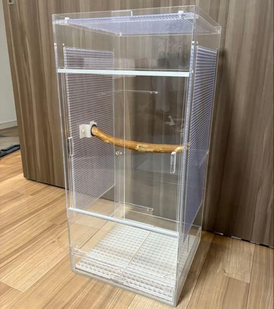 フクロモモンガ　アクリルゲージ　アクリルケージ