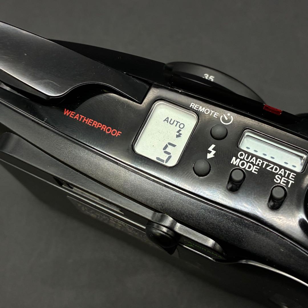 OLYMPUS μ zoom PANORAMA フィルムカメラ　説明書付き