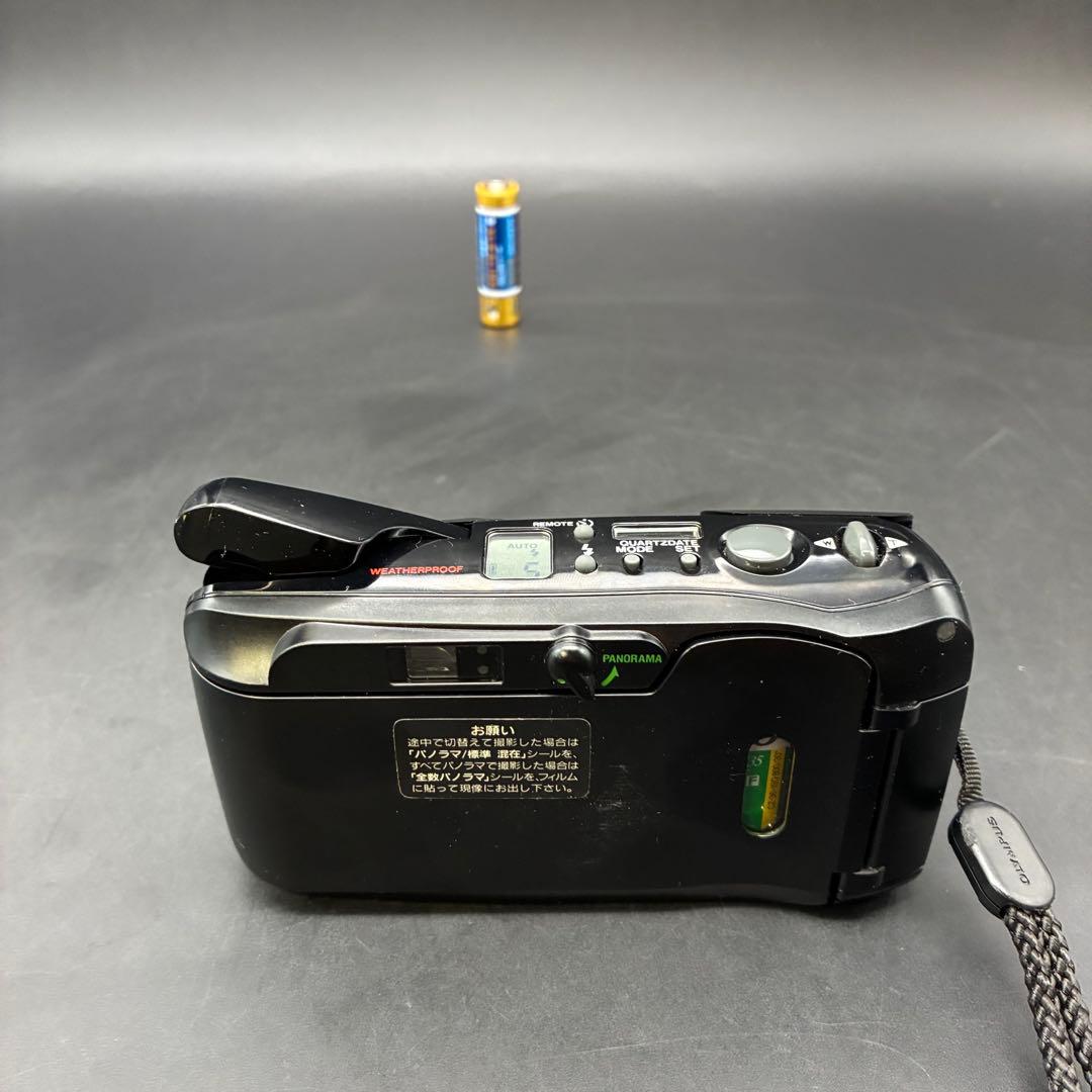 OLYMPUS μ zoom PANORAMA フィルムカメラ　説明書付き