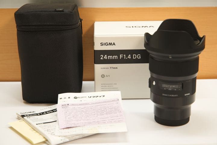 SIGMA 24F1.4 DG HSM/SE SONYフルサイズ