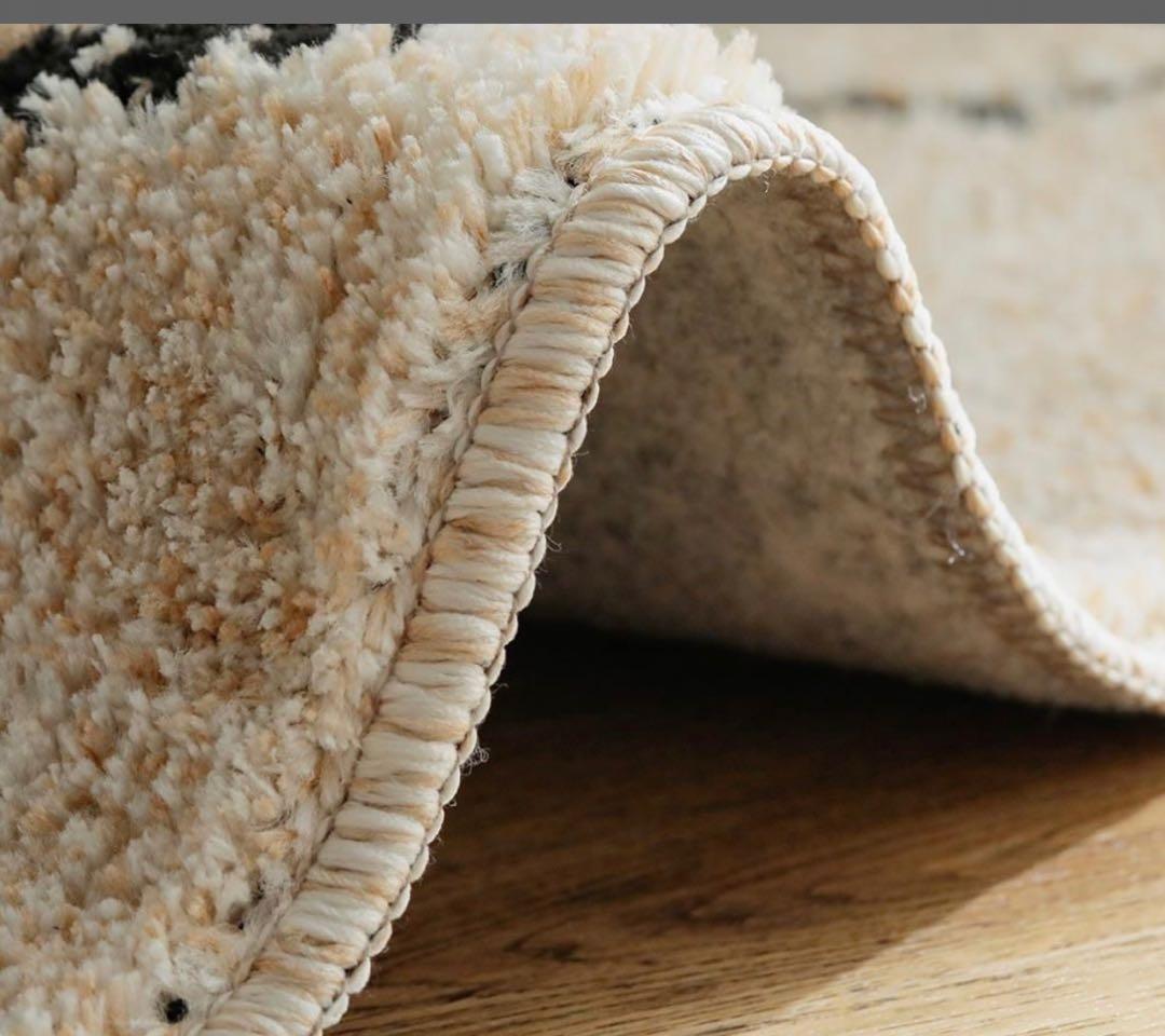 ウイルス・アレル物質低減で肌に優しい洗えるラグ190x190